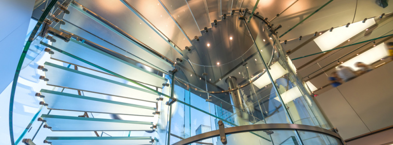 Üveg felhasználása szokatlan helyen az építészetben