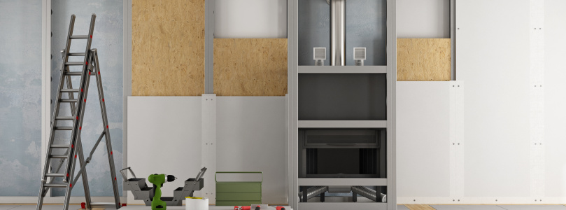 Szerelve épített szerkezetek a lakótérben